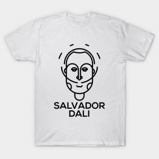 Salvador Dali Monoline T-Shirt